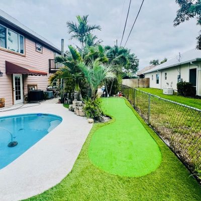 Artificial Turf Pool Landscaping